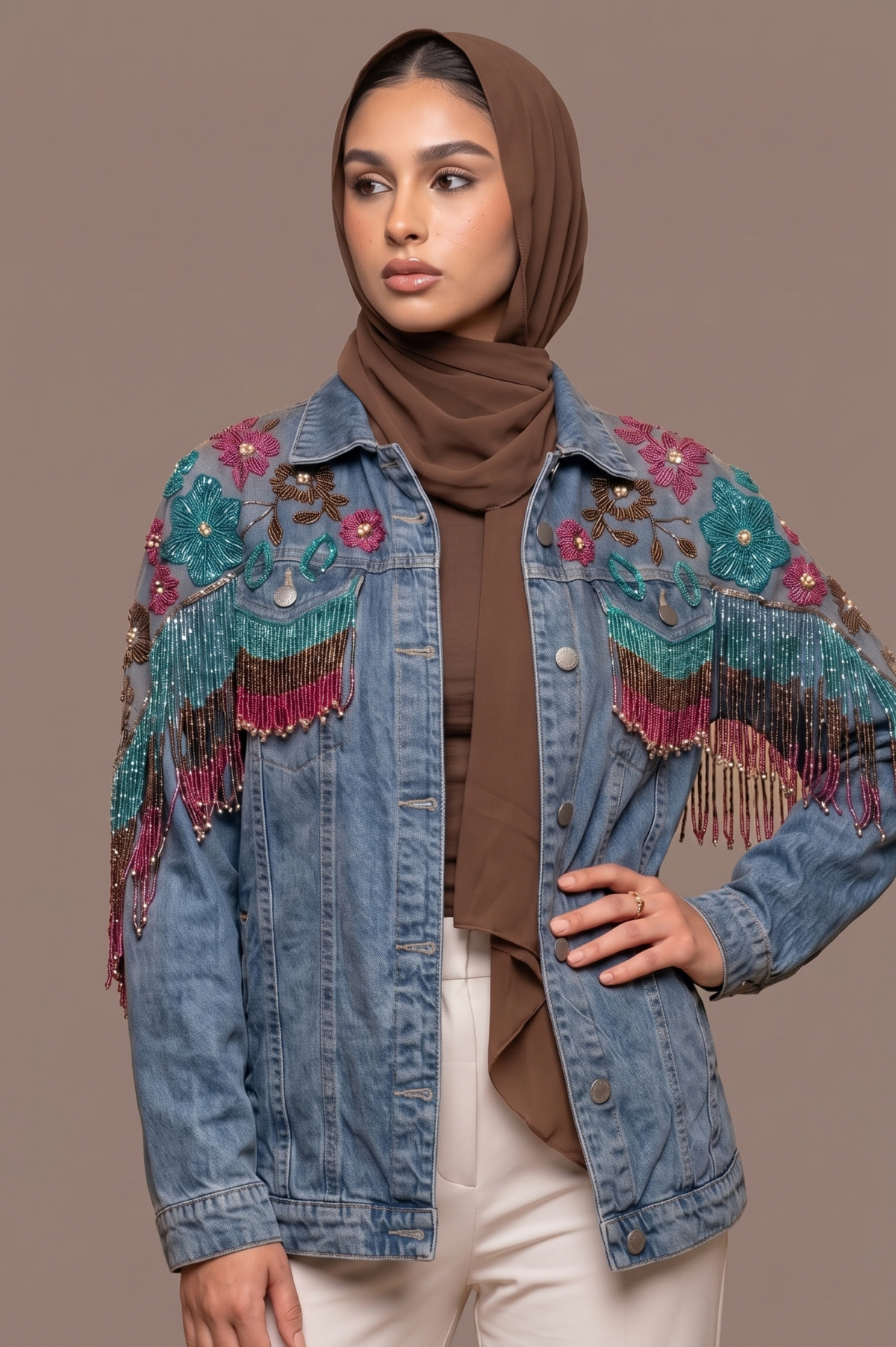 Farandole jacket studio photograph