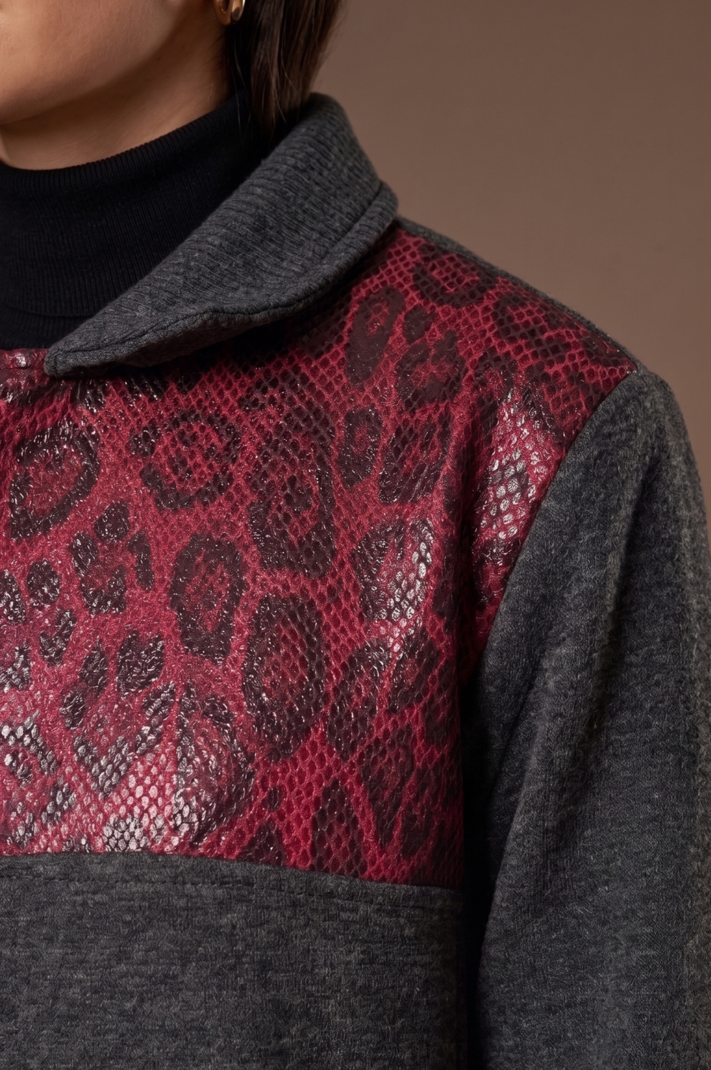Mosaique garment embellishment and fabric detail